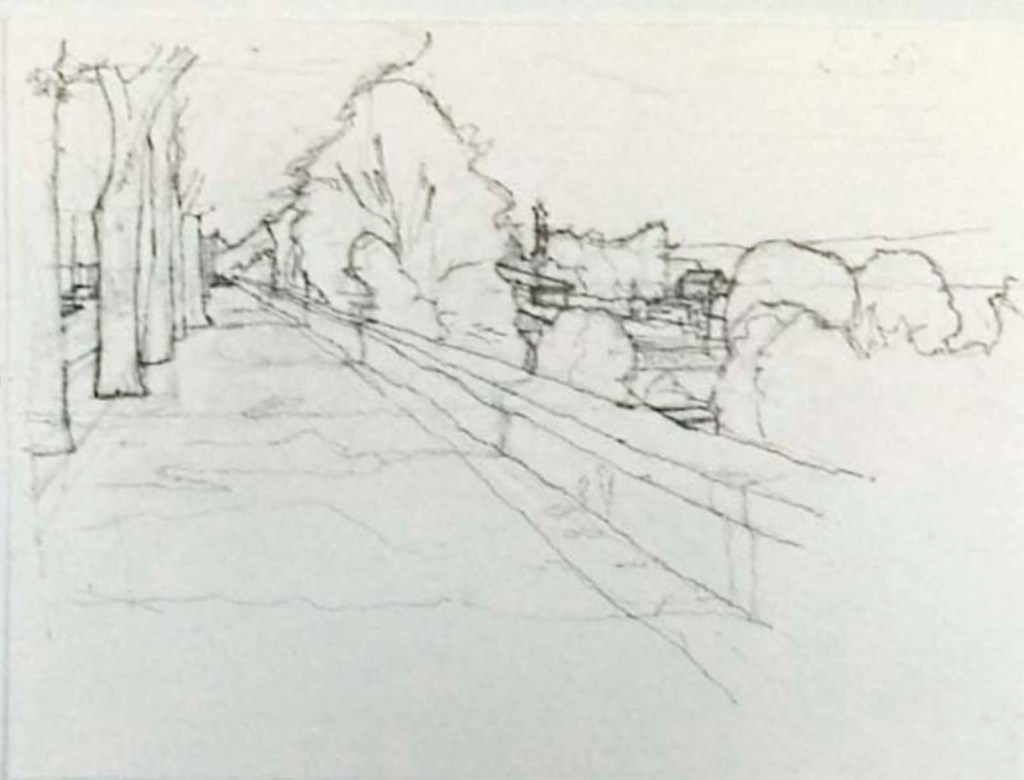 Criticisms : John Hughs drawing of esplanade wall