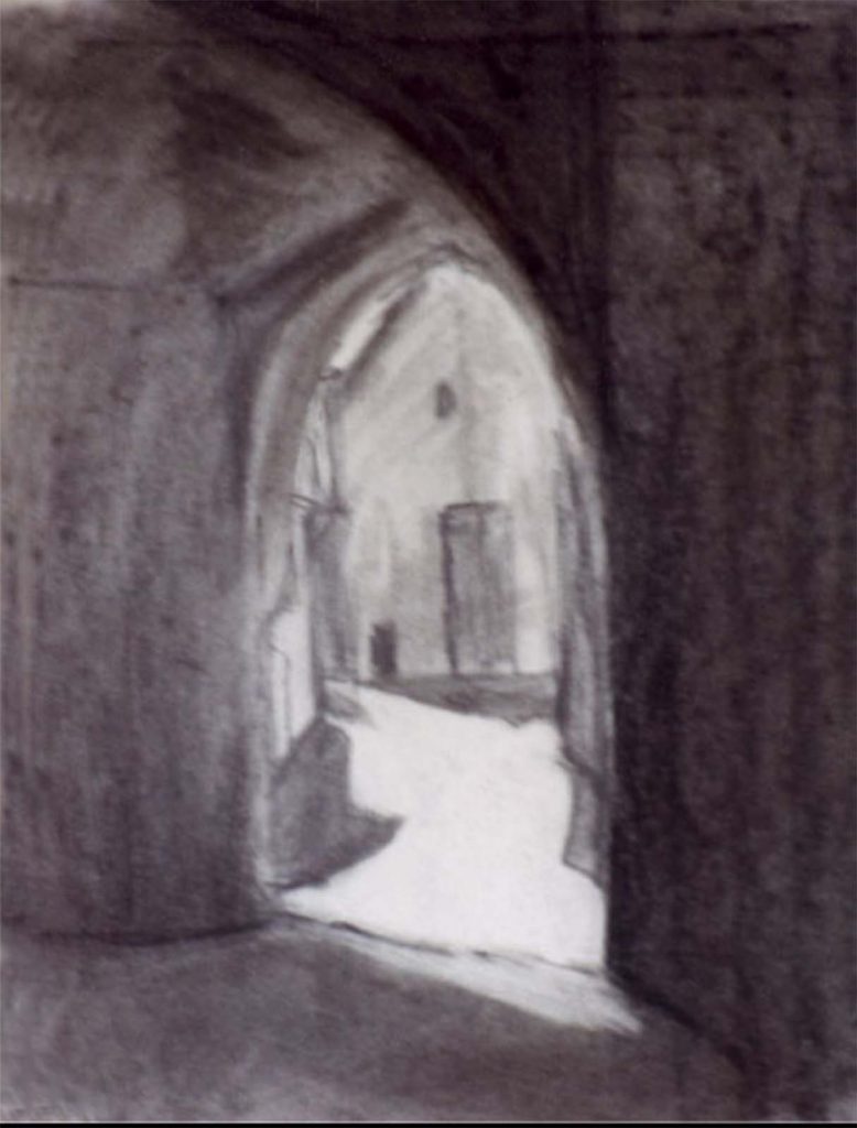 Susanne-drawing of arches