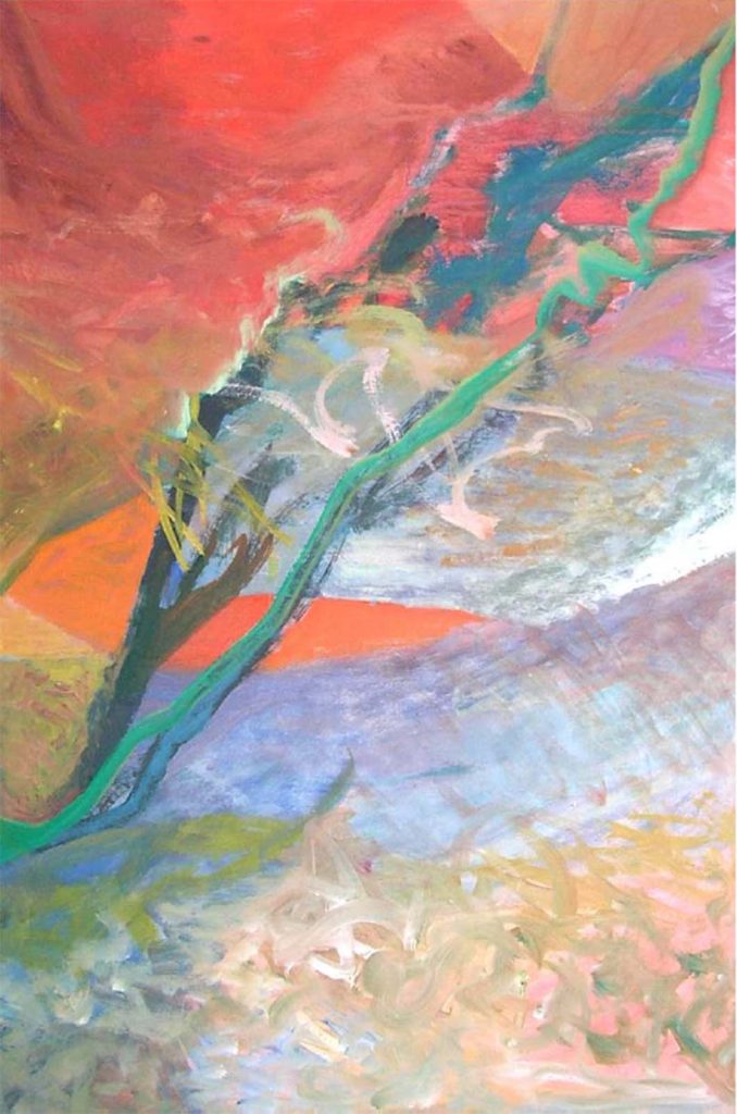 Jill Lane abstract in oil -1